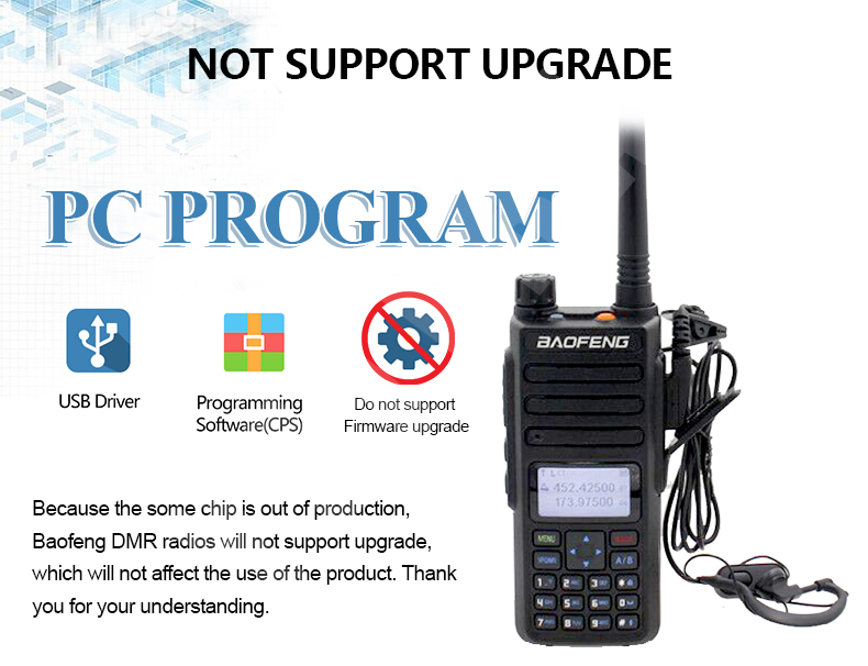 BAOFENG DR-1801UV 5W/1W DMR digital ham mobile radio - Baofeng